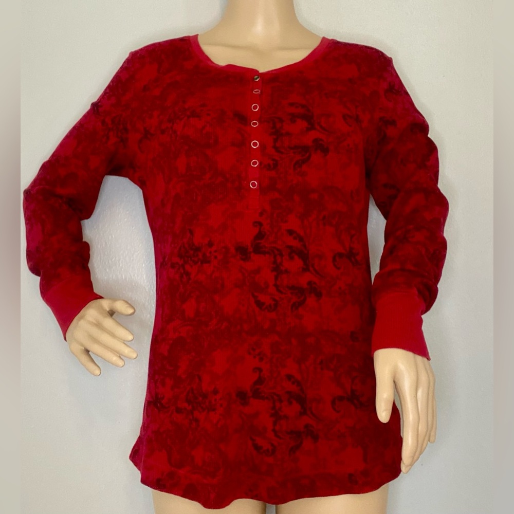 Eddie Bauer Crimson Women's Sweater with Button Accents